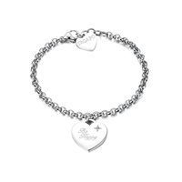 Bracciale Sagapo Uomo Be My Always in Acciaio Cristallo SBM17